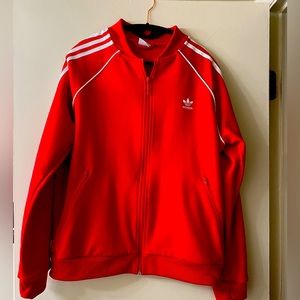 ADIDAS RED SS TRACK JACKET (Vivid Red)